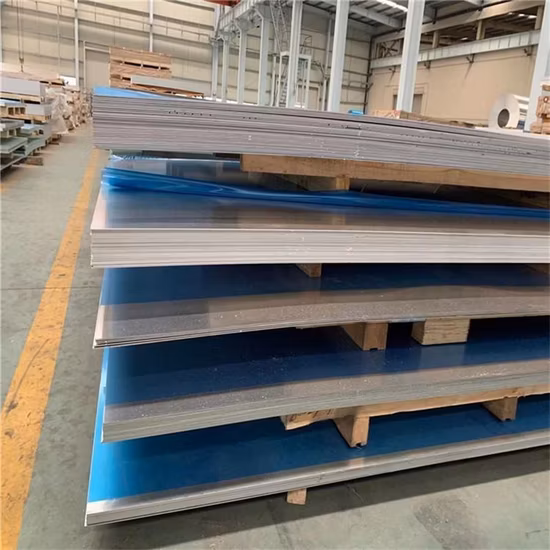 Laminado en caliente 1050 1060 1100 2A12 3003 5052 5083 5754 6061 6063 8011 7075 T6 H32 H24 O H112 Hoja de aluminio pulido/placa de aluminio recubierta de color/repujado